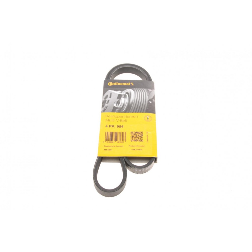 Ремінь генератора Mitsubishi Pajero 3.0 V6 90-00/ Chevrolet Matiz 1.0 05- (4PK954)