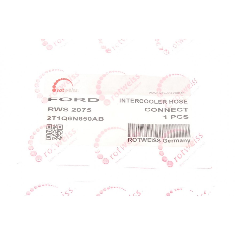 Патрубок інтеркулера Ford Connect 1.8TDCi 02-