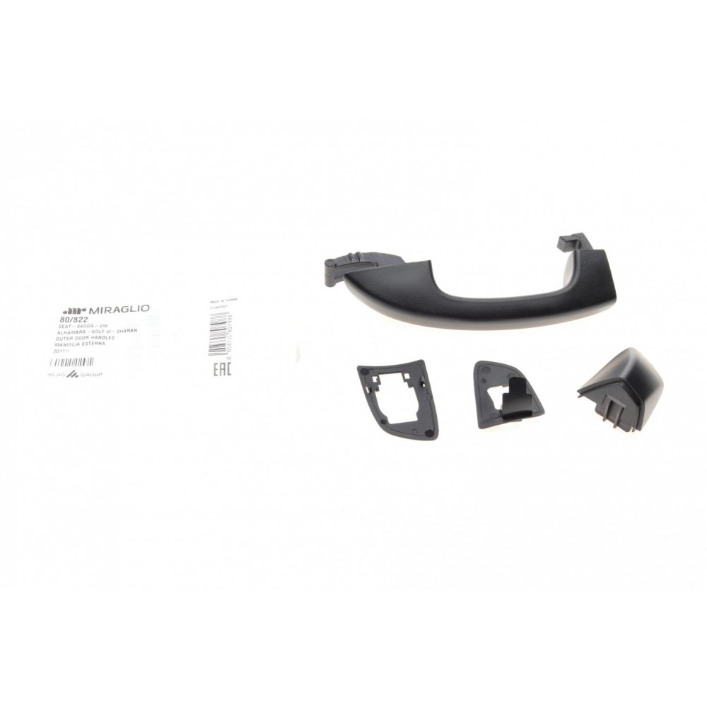 Ручка дверей (передніх/ззовні) (L) VW Golf/Passat 10-/Skoda Superb 08-15 (вар.оснаще. guidadestra)