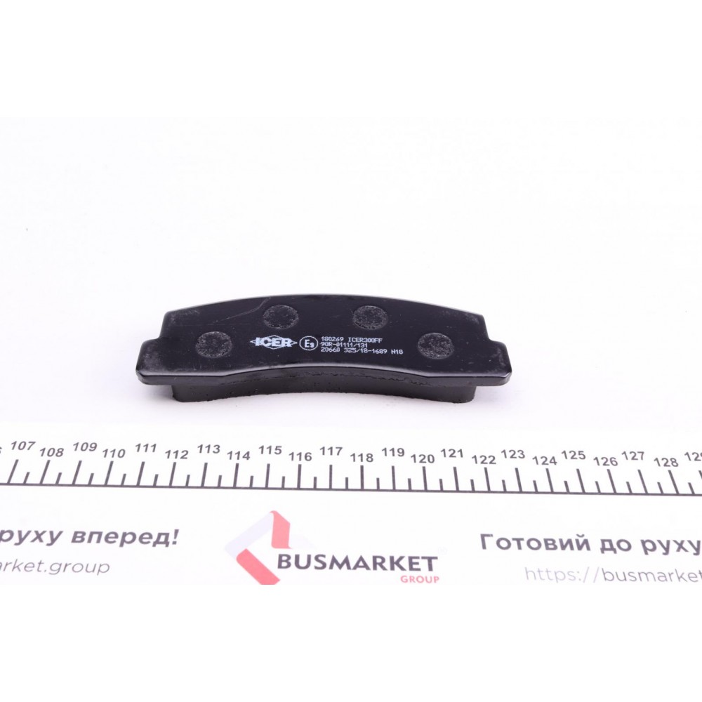 Колодки гальмівні (передні) Lada Niva 76-/Nadeschda 97-06/Chevrolet Niva 02-