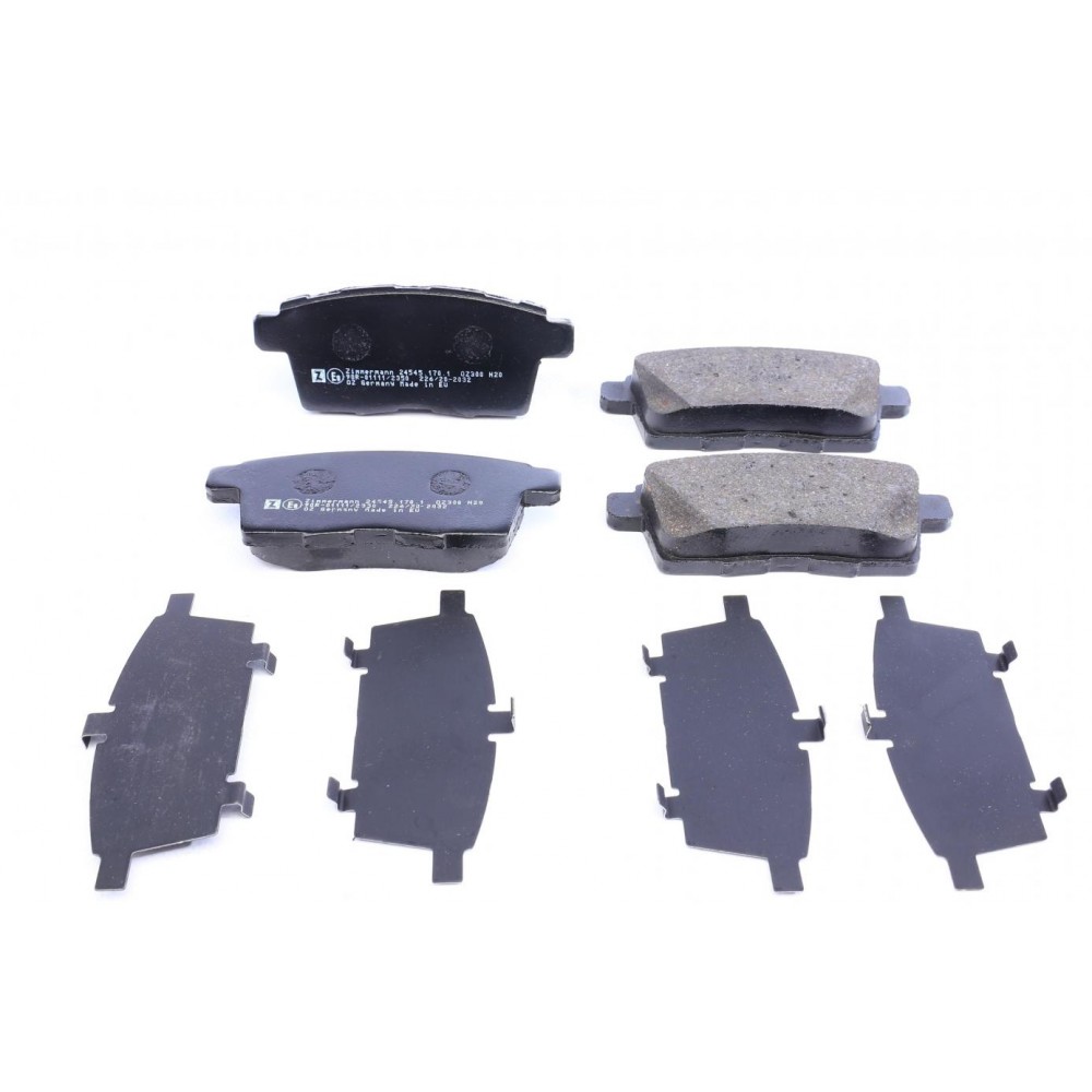 Колодки гальмівні (задні) Mazda CX-7 2.2-2.5/CX-9 3.5/3.7 06- (Akebono)