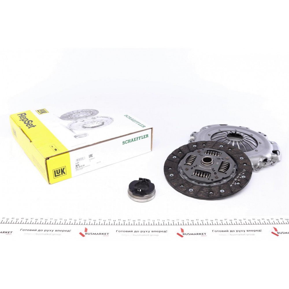 Комплект зчеплення Skoda Fabia/Roomster 1.4D 03-10 (d=220mm) (+вижимний)