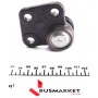 Опора кульова (передня/знизу/L) Renault Kangoo/MB Citan (W415) 1.2-1.6 08-