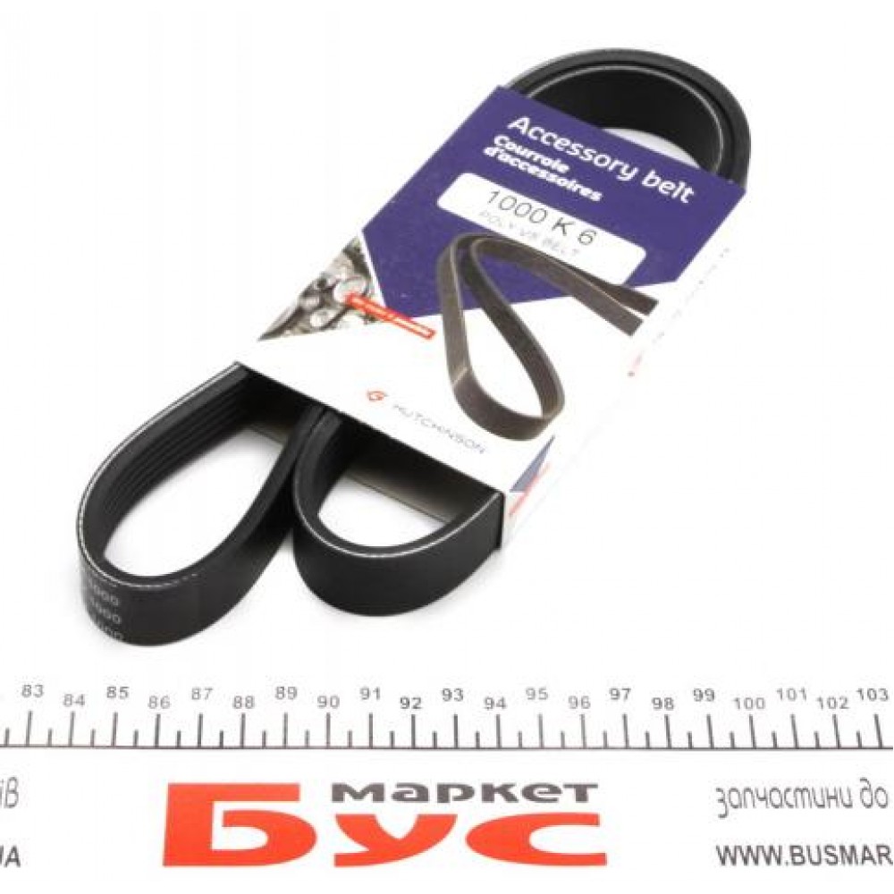 Ремінь генератора MB OM601/602 (6PK1000)