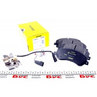Колодки гальмівні (передні) Ford Transit 06- (RWD) (Bosch) Q+ (з датчиками)