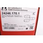 Колодки гальмівні (передні) Mazda 6 02-07 (131.5x56.2x17) (Akebono)