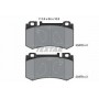 Колодки гальмівні (задні) MB E-class (W211) 02-10/S-class (W220/W221) 98-13 (Brembo) Q+