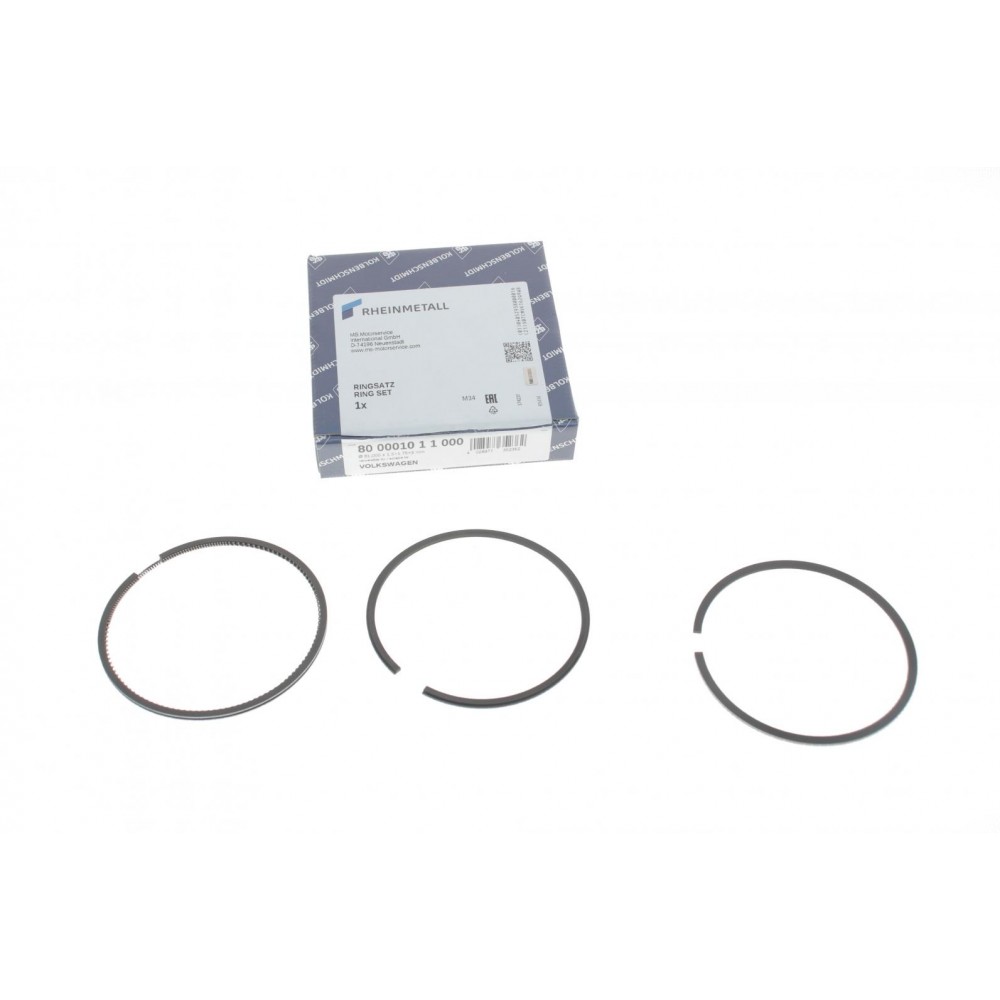 Кільця поршневі Audi 80/100/VW Passat/Golf 1.8-2.8 83-05 (81.01mm/STD) (1.5-1.75-3)