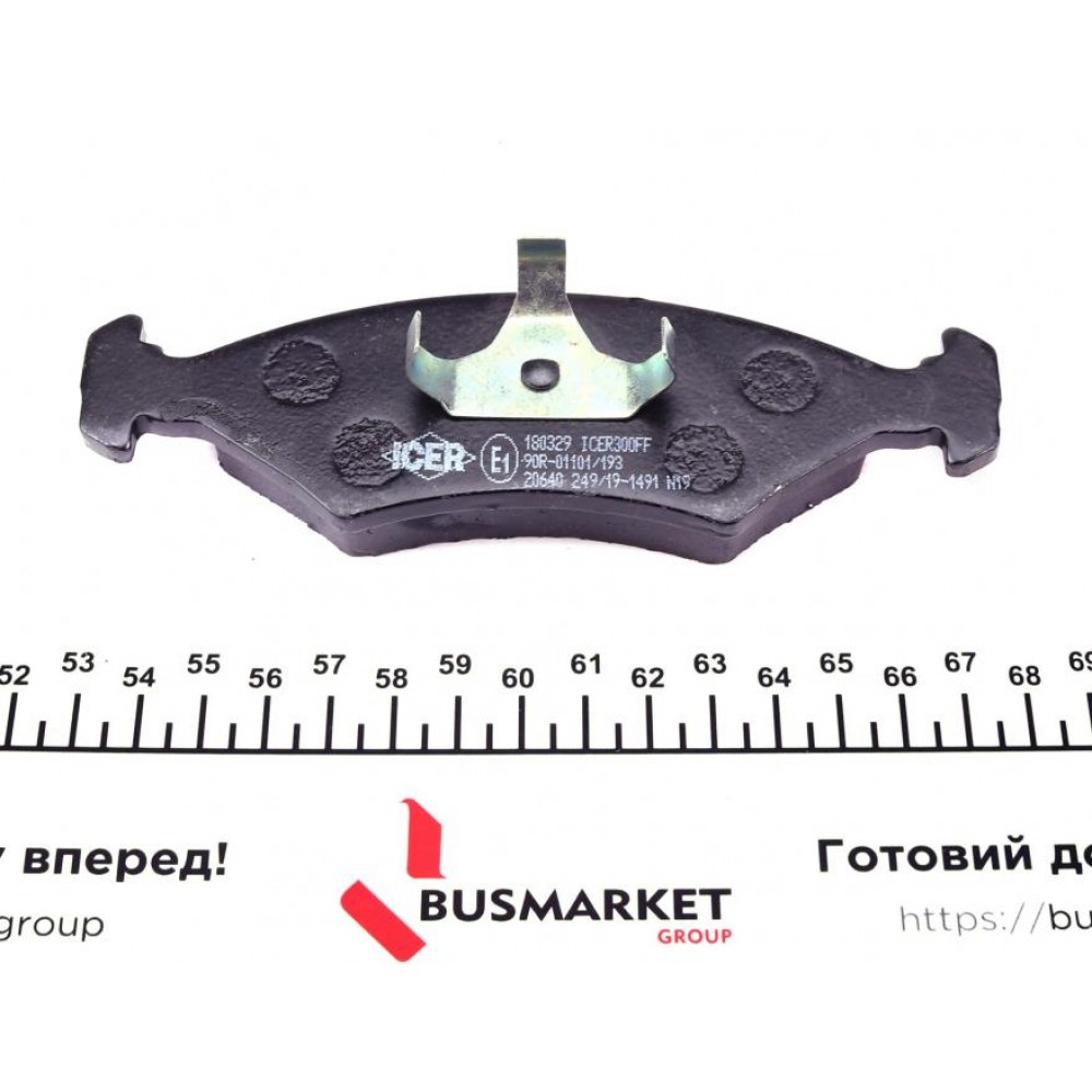 Колодки гальмівні (передні/задні) Ford Escort/Orion 80-90/Fiesta 81-97/Sierra 82-93