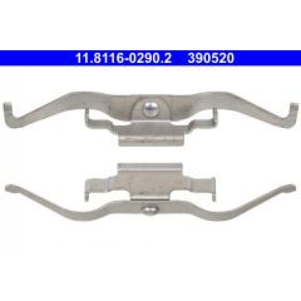 Планка супорта (переднього) прижимна BMW 5 (E39)/7 (E38)/X5 (E53) 2.0-4.4 94-11 (к-кт) M47/M52/M54/M57/M60/M62