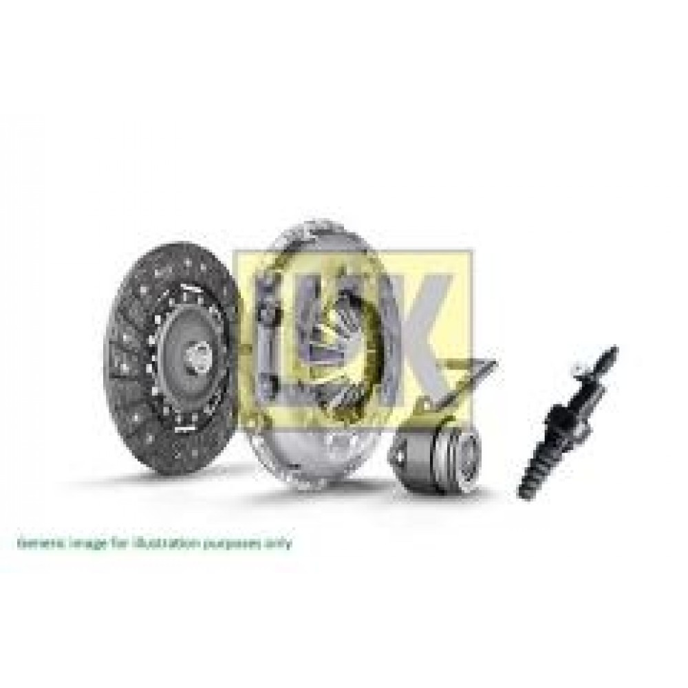 Комплект зчеплення Skoda Fabia/Roomster/VW Polo 1.2i 06-15 (d=200mm) (+вижимний)