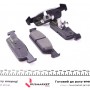 Колодки гальмівні (передні) Dacia Logan II/Renault Logan II 12- (Teves) Q+