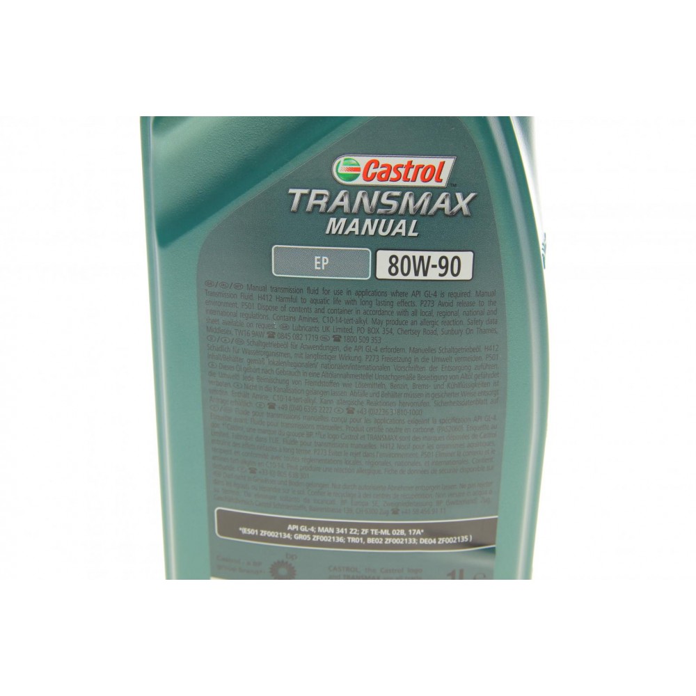 Олива 80W90 Getriebeol Manual EP (1L) (MAN 341 Type Z2/ZF TE-Ml 02B/17A/API Gl-4)