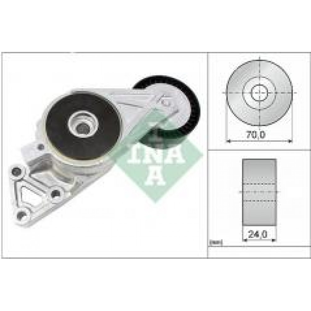 Натяжник ременя генератора VW T5 2.0 03-/Caddy III 1.6/2.0 BiFuel/EcoFuel 04-15 (70x24)