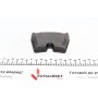 Колодки гальмівні (передні) Audi A4/A5/A6/VW Phaeton 02-17 (Brembo) (з датчиком) (95.5x74x16.4)