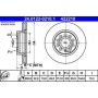 Диск гальмівний (передній) Audi A3/Seat Leon/Skoda Octavia/VW Caddy/Golf 04- (280x22)(з покр.)(вент.)