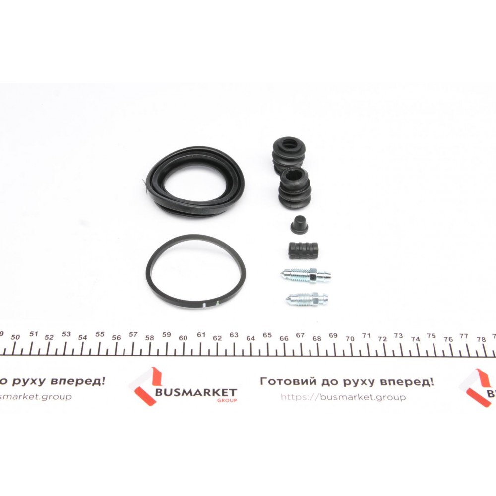 Ремкомплект супорта (переднього) Kia Rio 00- (d=54mm) (+поршень) (Kasko)
