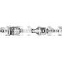 Піввісь Renault Master 2.5dCi 03- (R) (28x39x1144x51T) (+ABS)