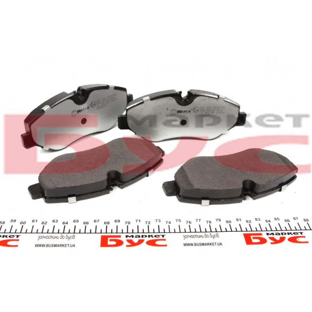 Колодки гальмівні (передні) MB Sprinter (906) /Vito (W639) (Brembo) (Platinum)