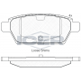 Колодки гальмівні (задні) Ford Fusion 06-12/Fusion (USA) 05-/Mazda 6/Antenza 02-13