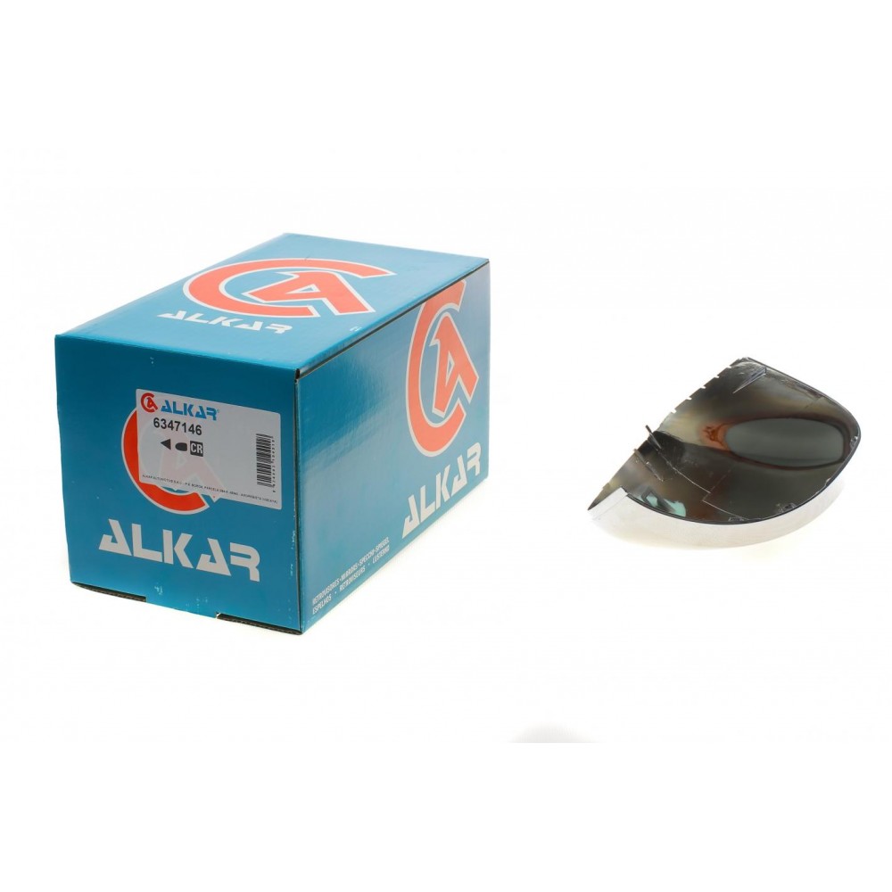 Кришка дзеркала (L) VW Sharan 10-/Tiguan 07-/Skoda Yeti 09-/Seat Alhambra 10- (хром)