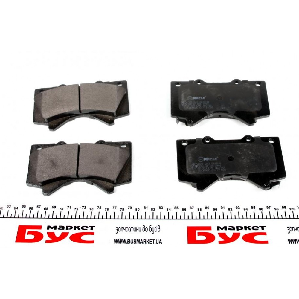 Колодки гальмівні (передні) Toyota Land Cruiser 200 08- (Advics)