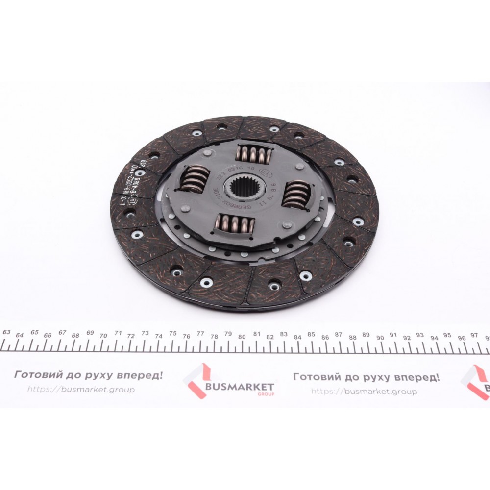 Комплект зчеплення MB100 2.4D, OM616, 88-96, d=230mm