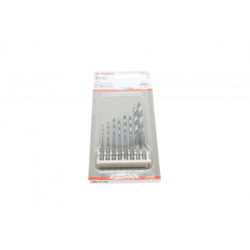 Набір свердл HSS Impact Control (2.5-8.5mm) 1/4
