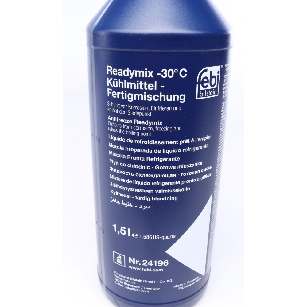 Антифриз (синій) G11 (1,5 л) (MB325.0/325.2) (-30°C готовий до застосування)