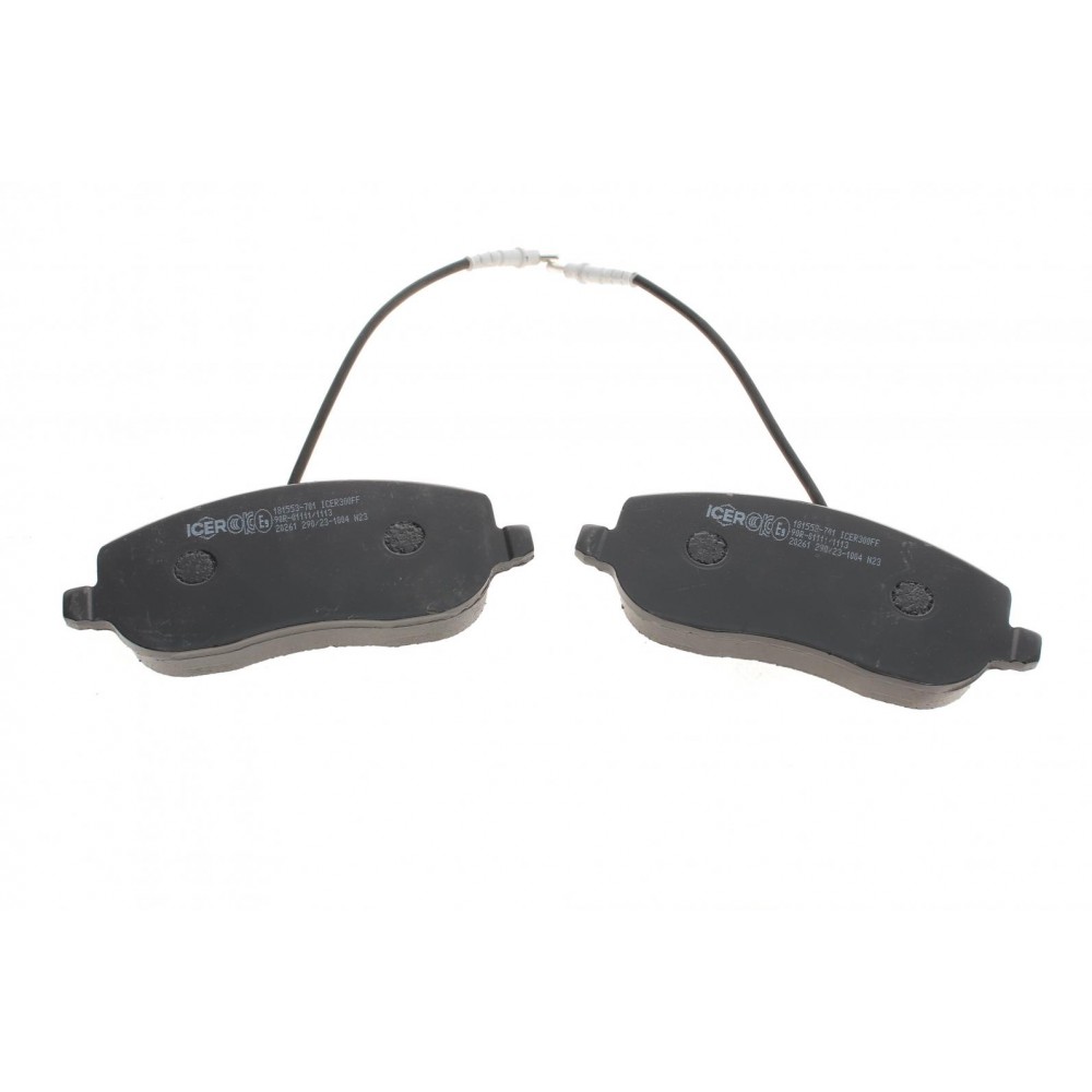 Колодки гальмівні (передні) Citroen C8 02-/Jumpy/Fiat Scudo/Peugeot Expert 95-06/807 02- (+датчики)