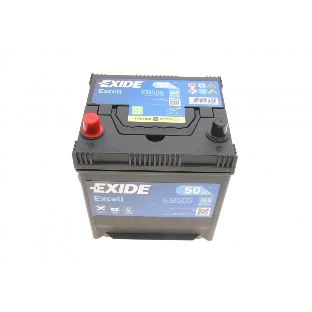 Акумуляторна батарея 50Ah/360A (200x173x200/+L/B0) Excell