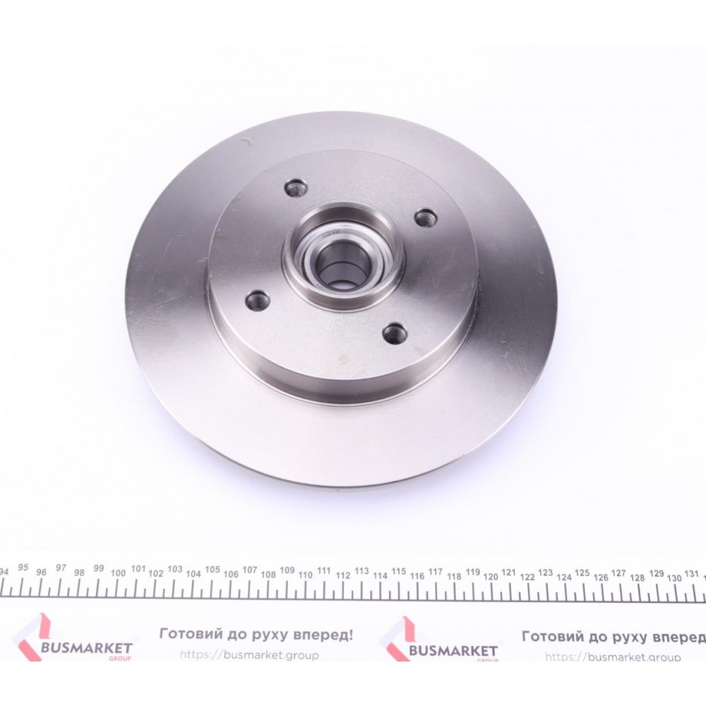 Диск гальмівний (задній) Citroen C3 09-/C4/Peugeot 307/207 04-/208 12- (249х9)(повний)(з підшипником)