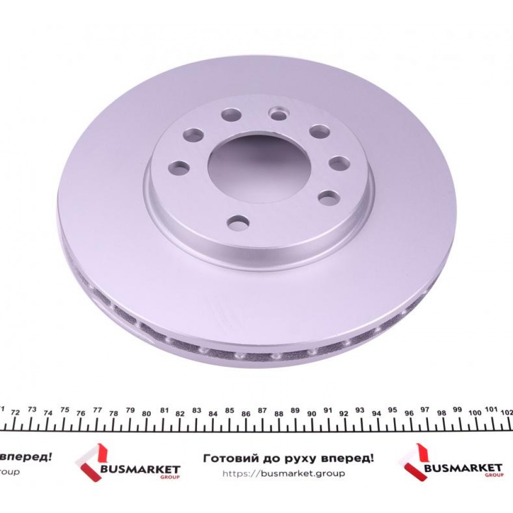 Диск гальмівний (передній) Opel Combo 01-11/Astra 98-/Zafira/Meriva 99-15 (280x24.9) (з покр.) (вент)