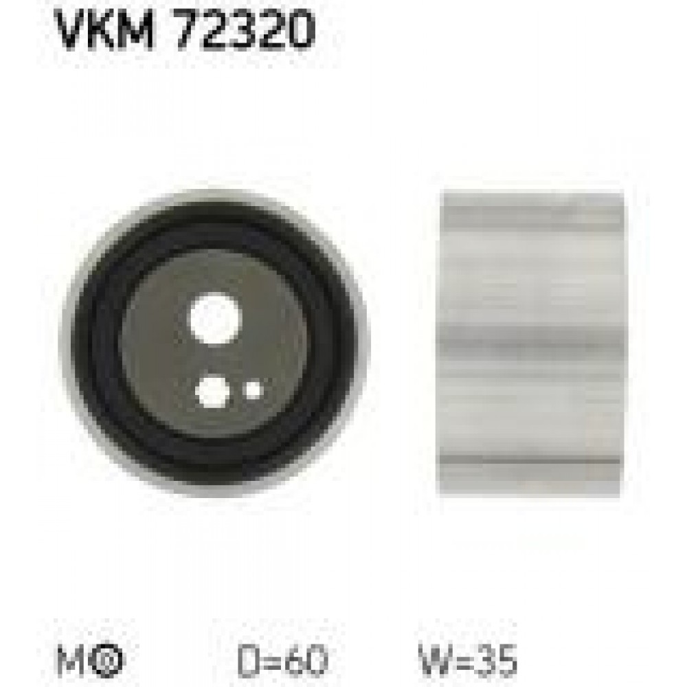 Ролик ГРМ Nissan Vanette 2.3D 95- (натяжний) (60х35)