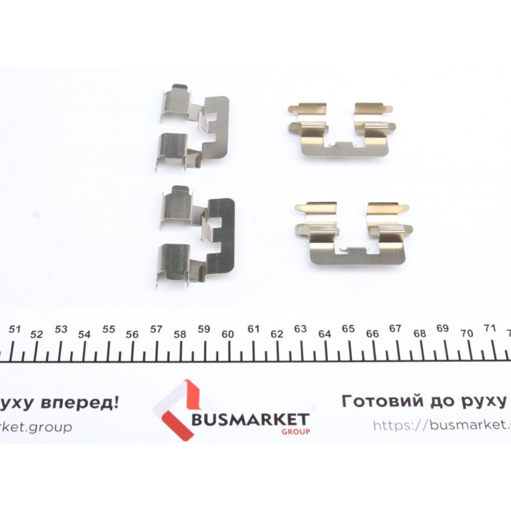 Планка супорта (заднього) прижимна (к-кт) Toyota Corolla 02-07 (Lucas)