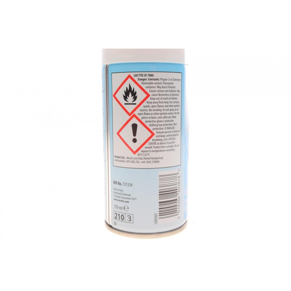 LOCTITE SF 7080 HYG.SP150ML Засіб для очистки кондиціонера (150ml) замінений на 731335