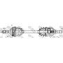 Піввісь Peugeot Partner (L) (25x24x593x29T) (+ABS)