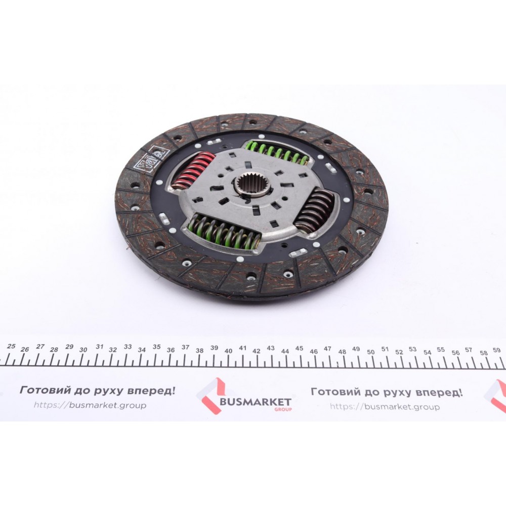 Демпфер (глухий) + комплект зчеплення Ford Transit Connect 1.8TDCi 02-13 (Valeo всередині)