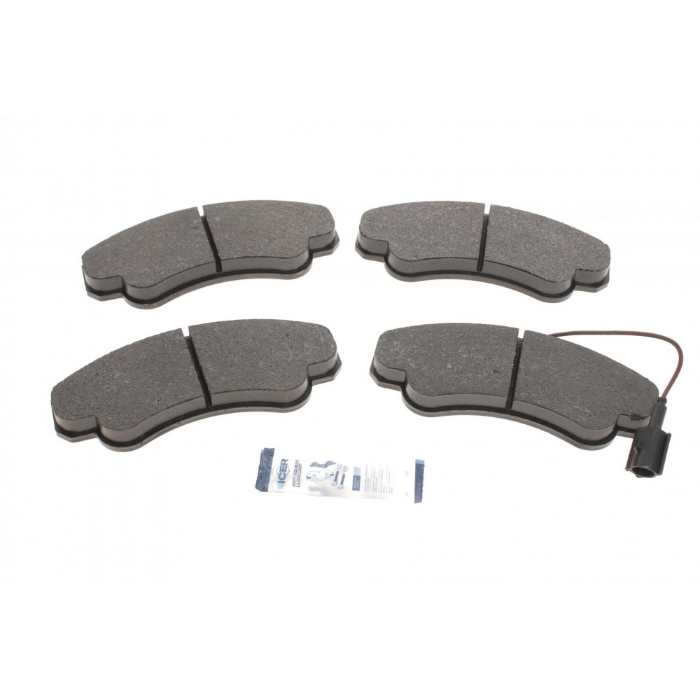 Колодки гальмівні (передні) Citroen Jumper 99-06/Fiat Ducato 00-/Peugeot Boxer 97-09 (+датчик)