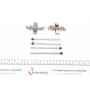 Планка супорта (заднього) прижимна (к-кт) VW Touareg 2.5TDI/3.0TDI 02-10 (Brembo)