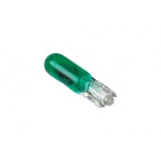 Автолампа 24V 1.2W W2x4.6d Green (в щиток приладів)