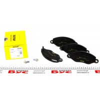 Колодки гальмівні (передні) Ford Transit 2.0-2.4 00- (FWD) (Bosch)