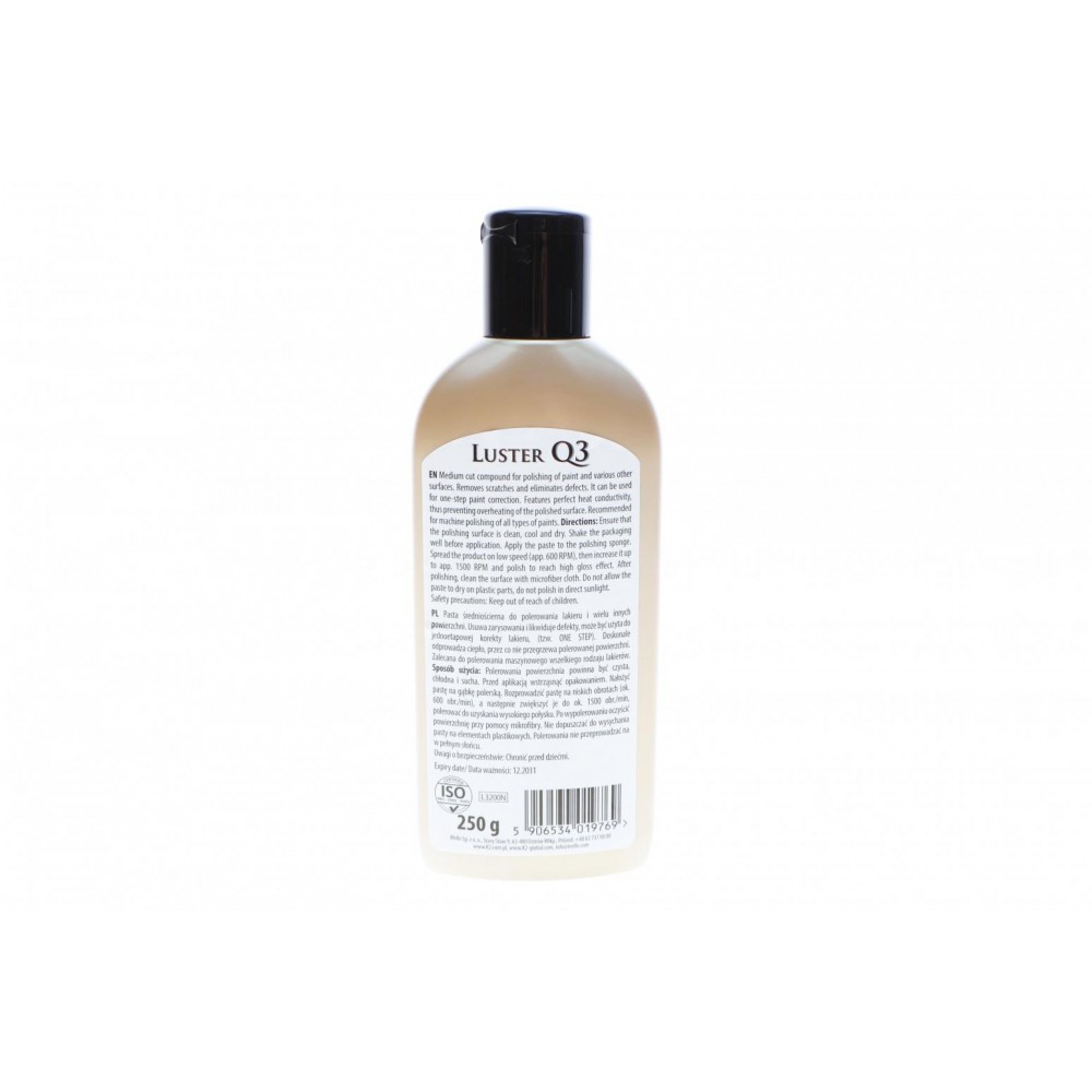 Паста для полірування кузова Luster Q3 (250g)