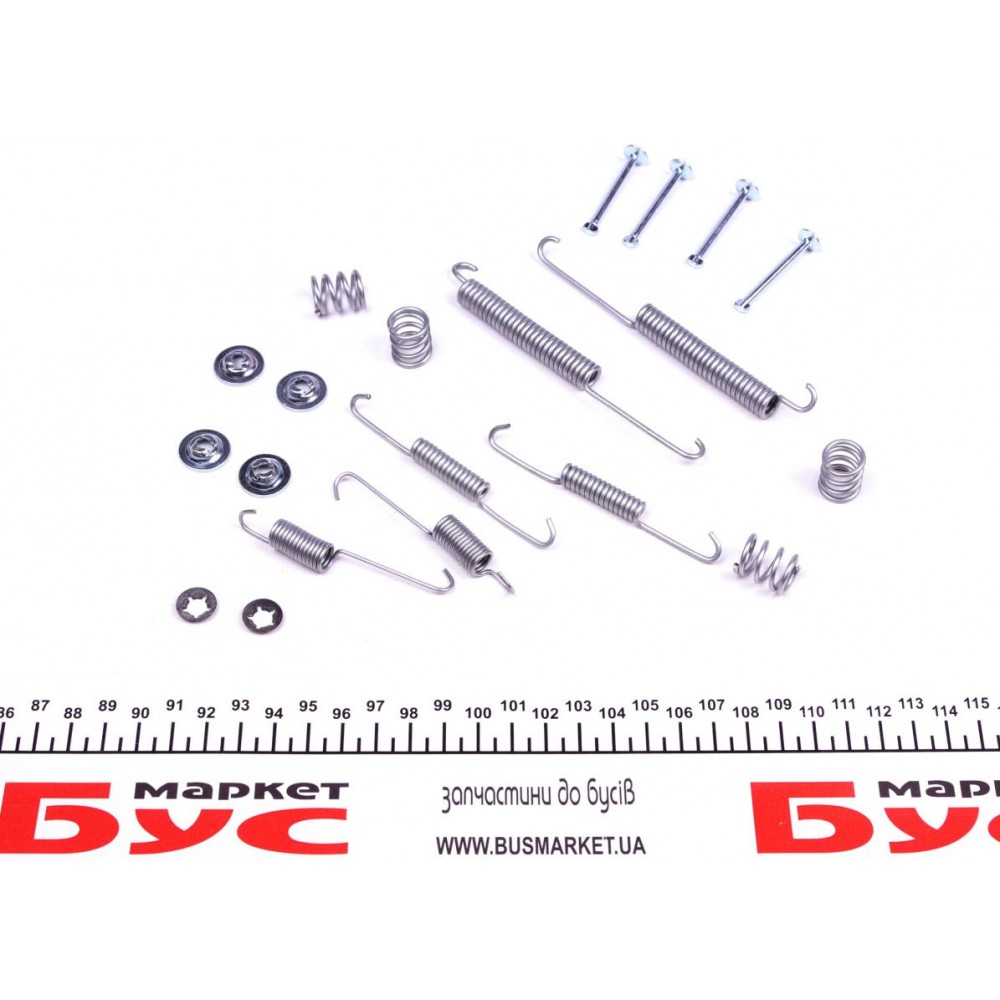 Комплект пружинок колодок ручника Peugeot 206/306 1.0-2.0 93- (TRW)