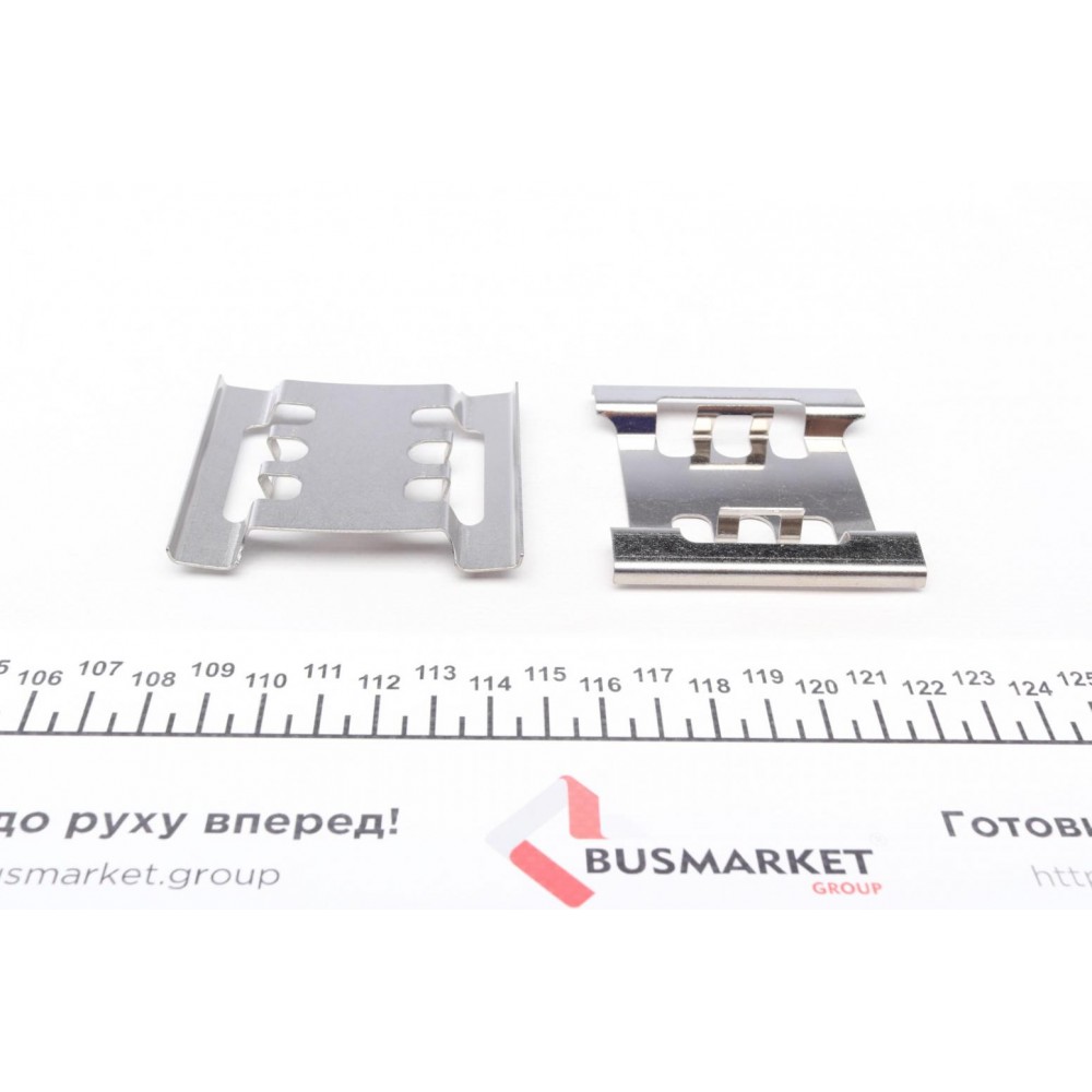 Планка супорта (переднього) прижимна (к-кт) Renault Master 01- (Bosch)