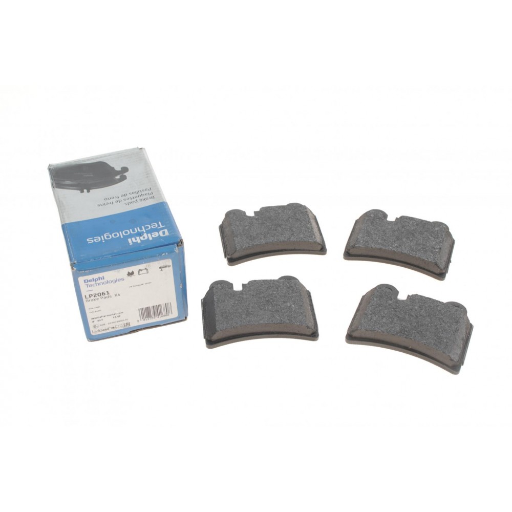 Колодки гальмівні (задні) VW Touareg 02-10 (Brembo)