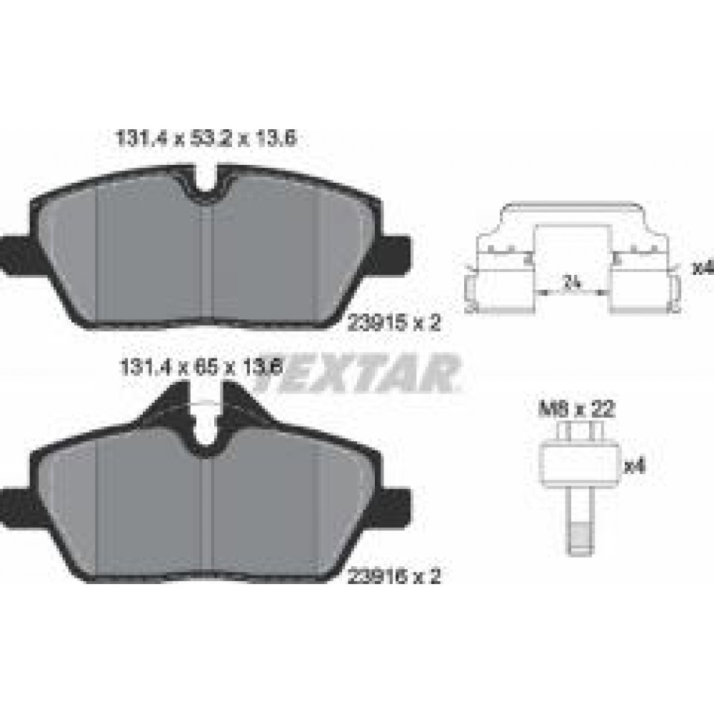 Колодки гальмівні (передні) BMW i3 13- (Lucas) Q+