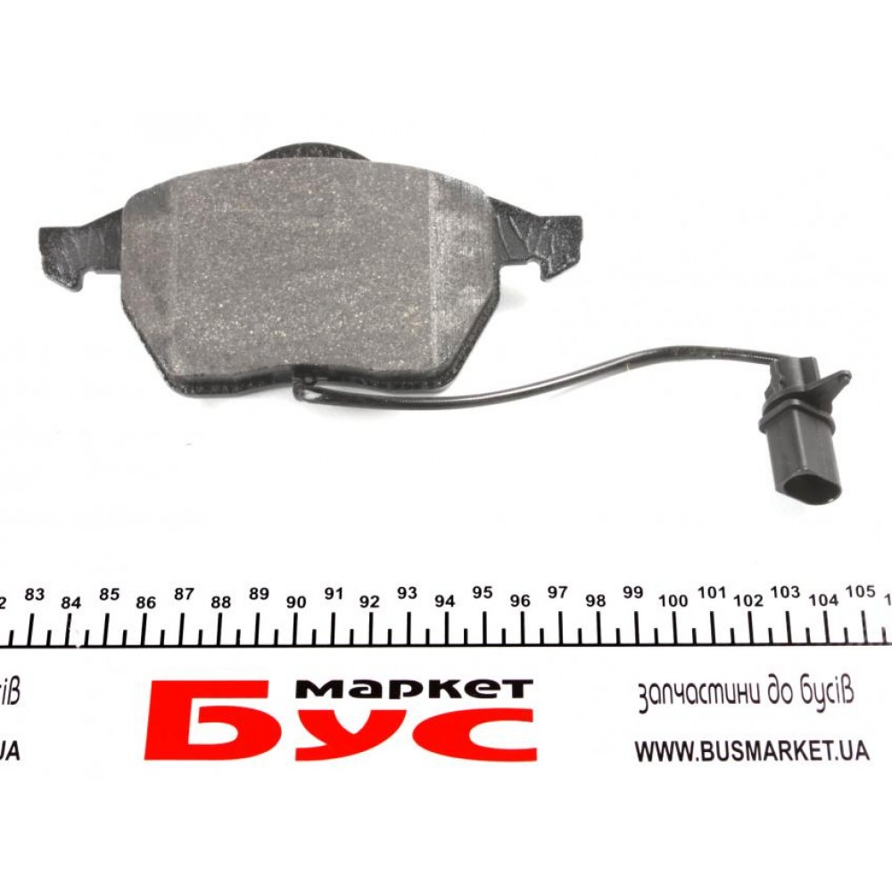 Колодки гальмівні (передні) Seat Alhambra/VW Sharan 1.8-1.9TDI 95-10 (Teves) Q+/(з датчиком)