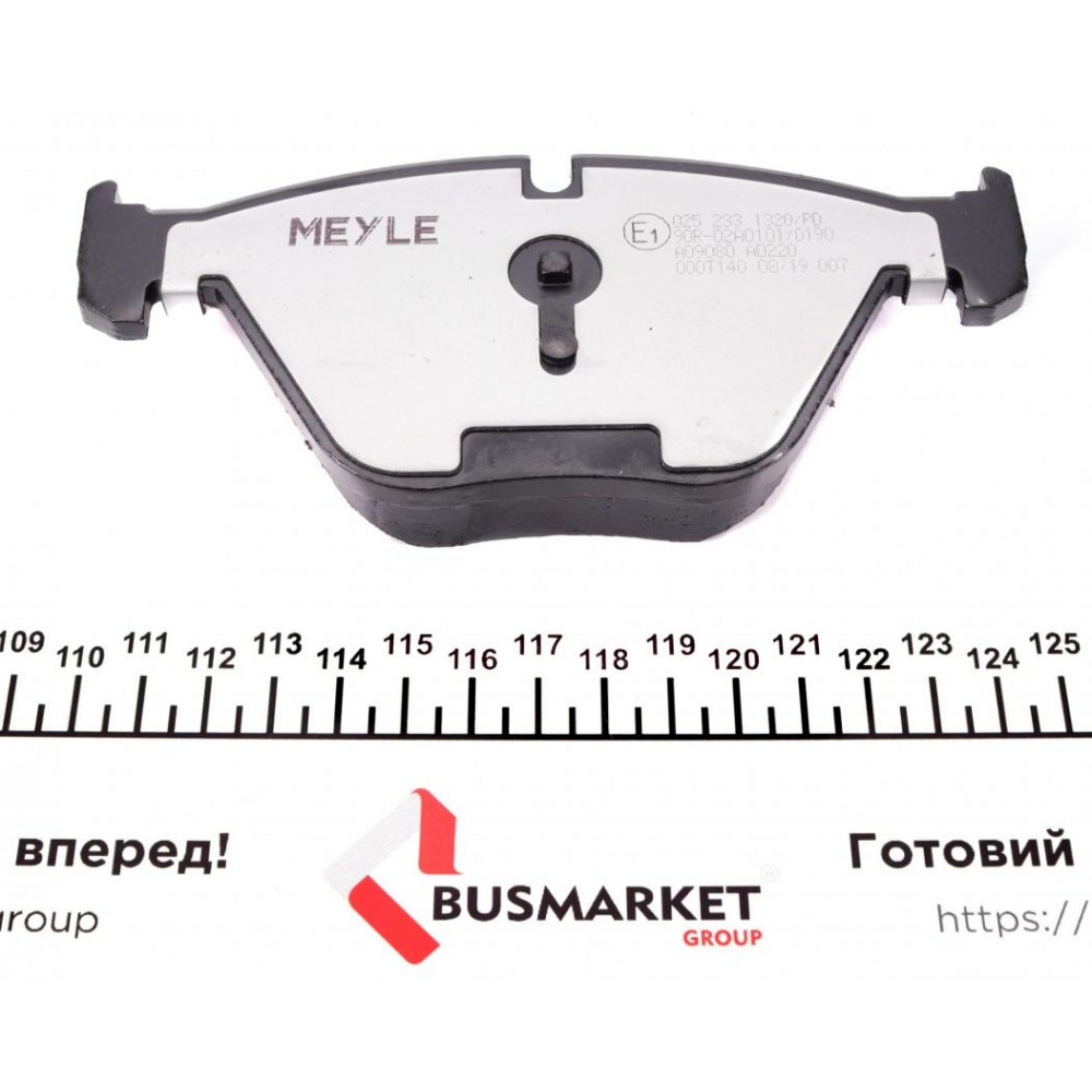 Колодки гальмівні (передні) BMW 3 (E90-E93) 05-