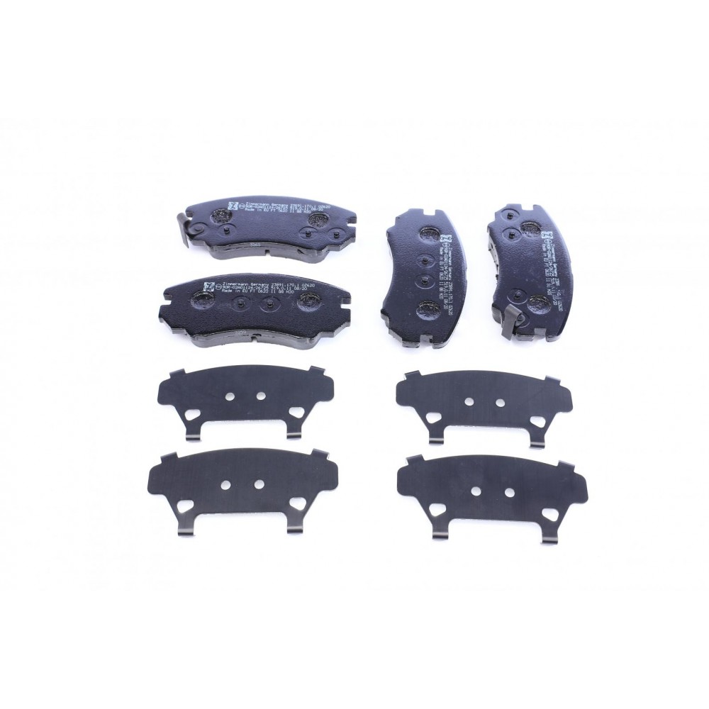 Колодки гальмівні (передні) Hyundai Sonata/Tucson/Kia Sportage 01- (Akebono)